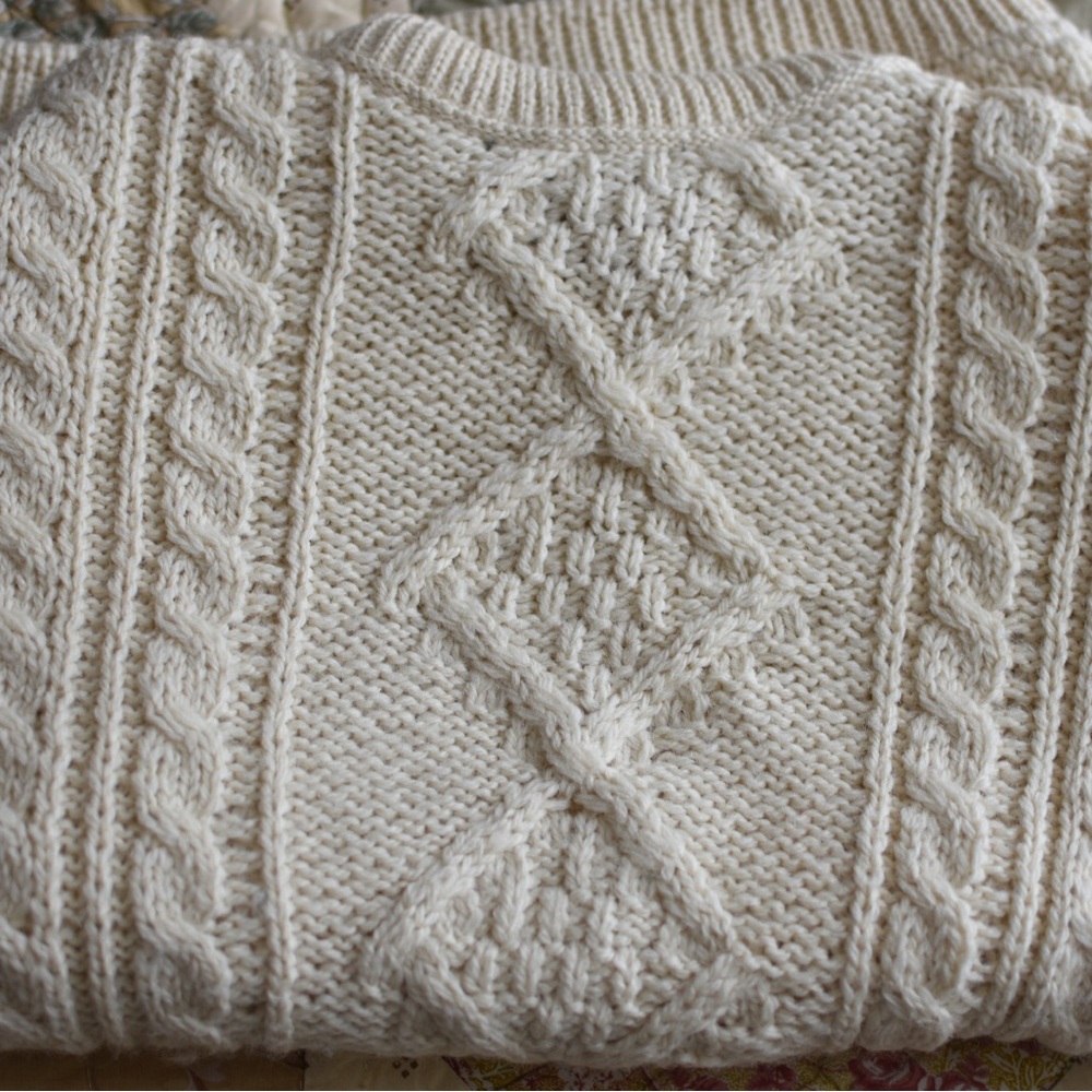 Cream Wool Women's Sweater